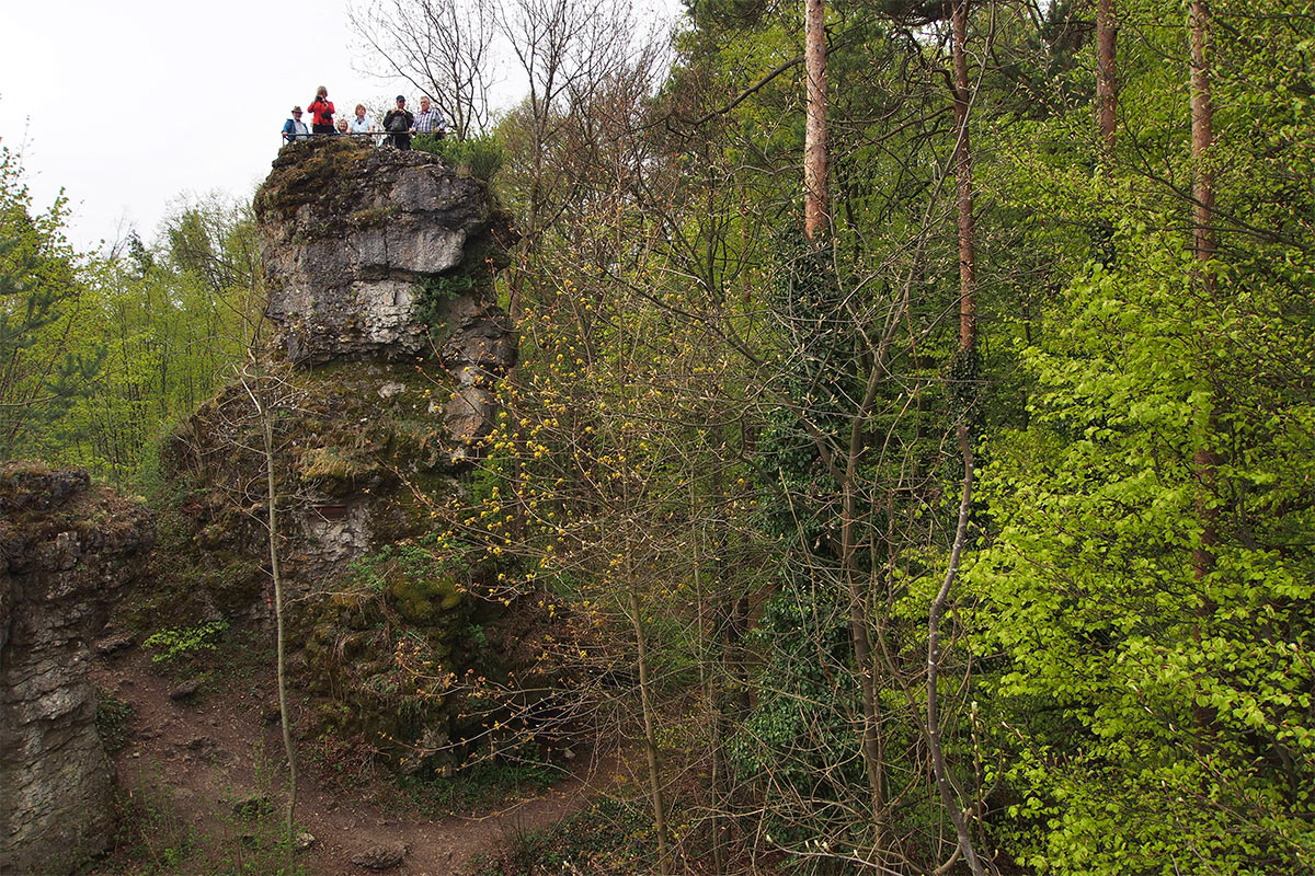 2015 DAV Suhl Höhlenwanderung Fränkische Schweiz Adlerstein (Foto: Andreas Kuhrt)
