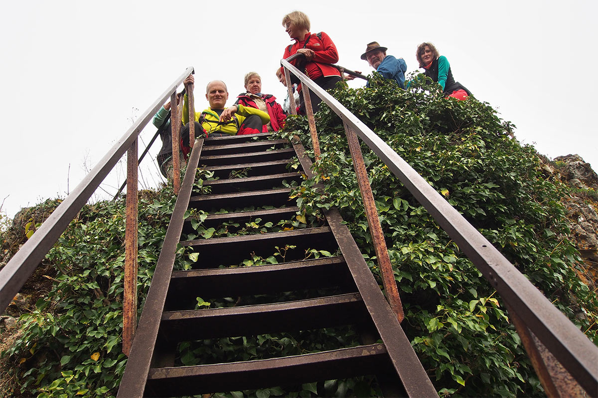 2015 DAV Suhl Höhlenwanderung Fränkische Schweiz Adlerstein (Foto: Andreas Kuhrt)
