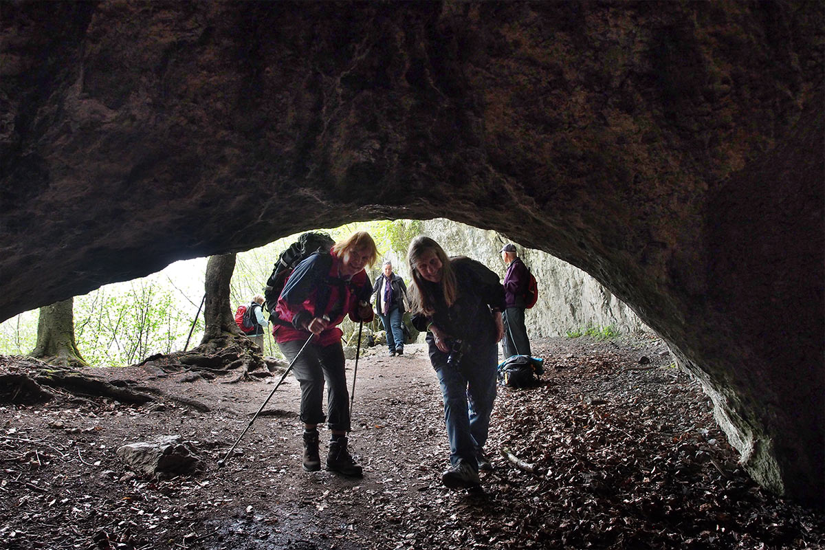 2015 DAV Suhl Höhlenwanderung Fränkische Schweiz Oswaldhöhle (Foto: Manuela Hahnebach)