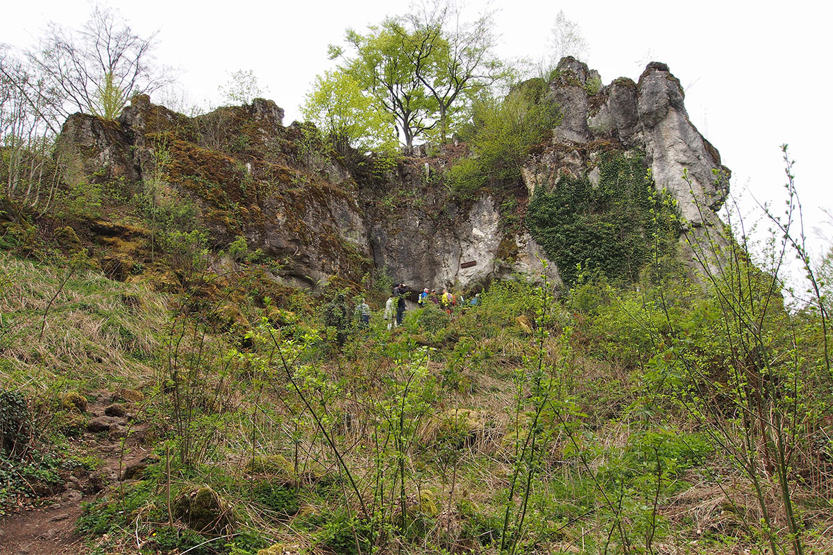 2015 DAV Suhl Höhlenwanderung Fränkische Schweiz Quakenschloss (Foto: Andreas Kuhrt)