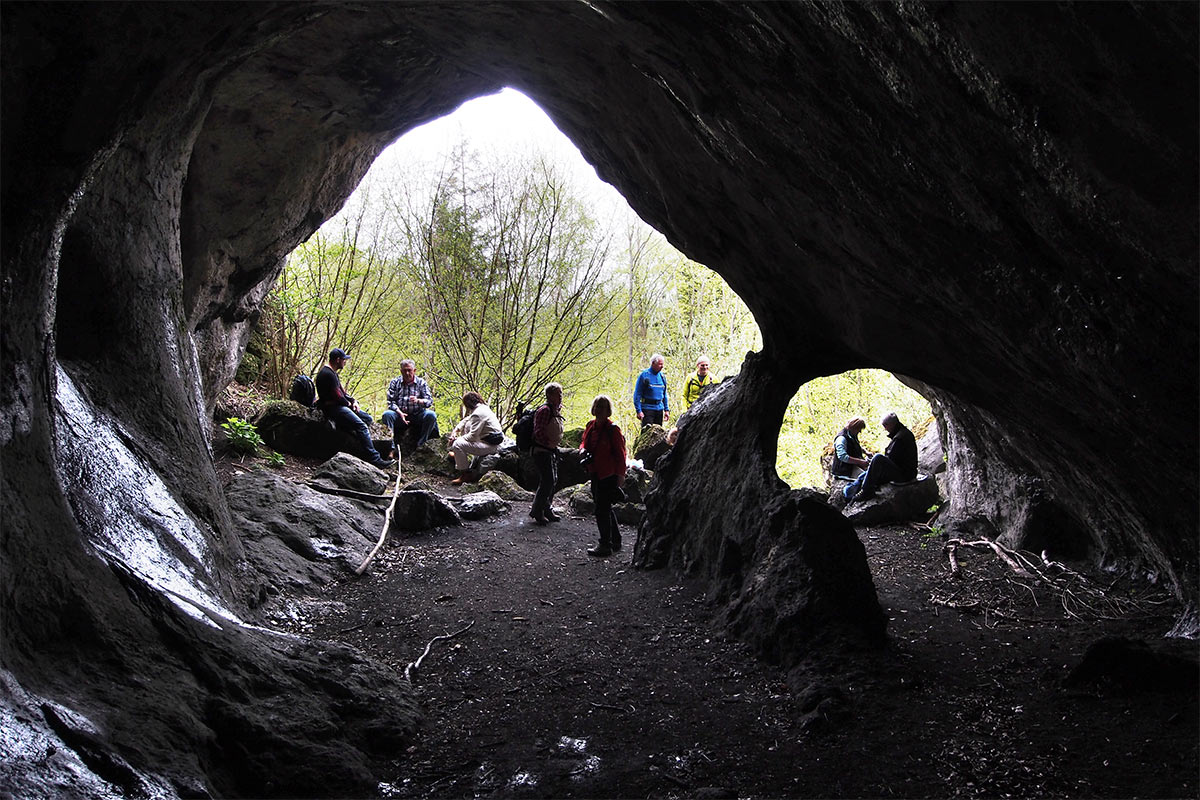2015 DAV Suhl Höhlenwanderung Fränkische Schweiz Quakenschloss (Foto: Andreas Kuhrt)