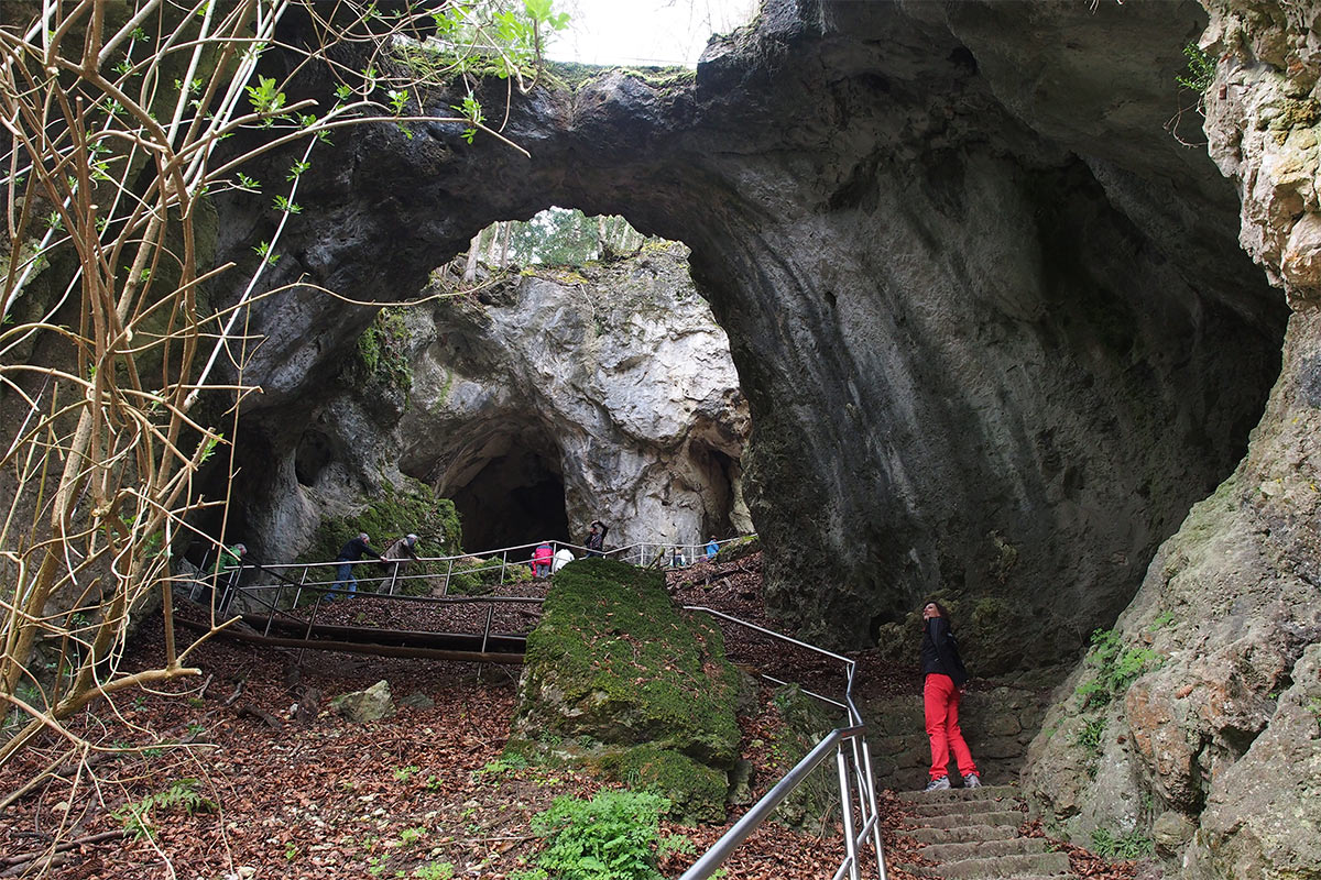 2015 DAV Suhl Höhlenwanderung Fränkische Schweiz Riesenburg (Foto: Andreas Kuhrt)