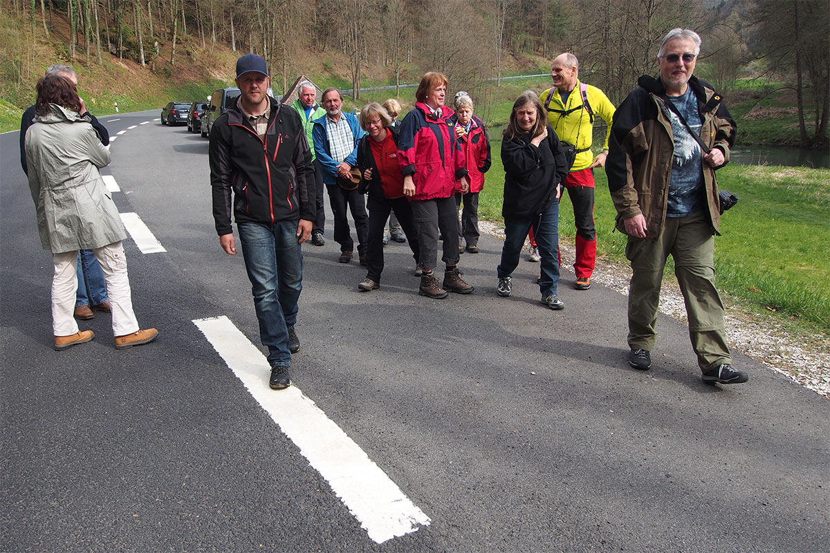 2015 DAV Suhl Höhlenwanderung Fränkische Schweiz Riesenburg (Foto: Andreas Kuhrt)