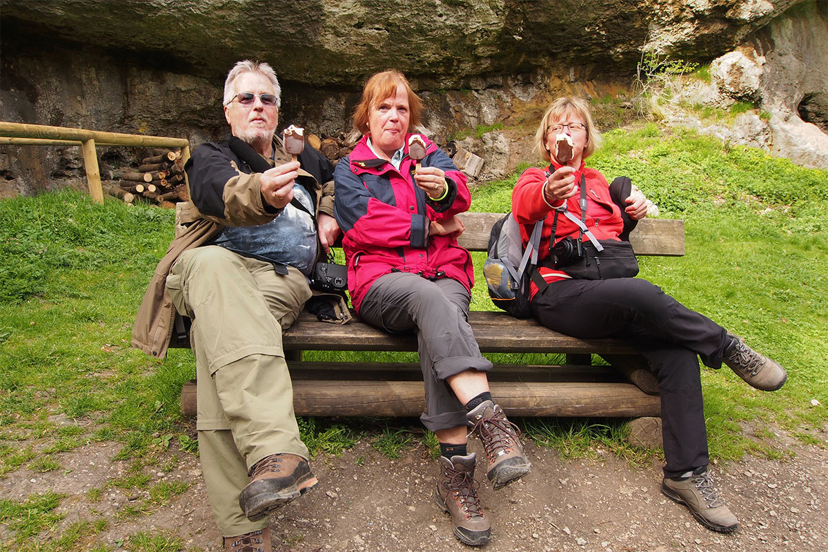 2015 DAV Suhl Höhlenwanderung Fränkische Schweiz Sophienhöhle (Foto: Andreas Kuhrt)