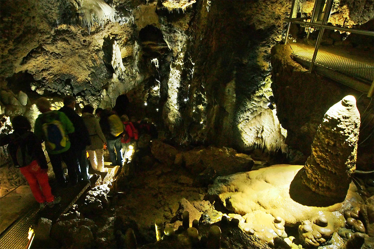 2015 DAV Suhl Höhlenwanderung Fränkische Schweiz Sophienhöhle (Foto: Andreas Kuhrt)