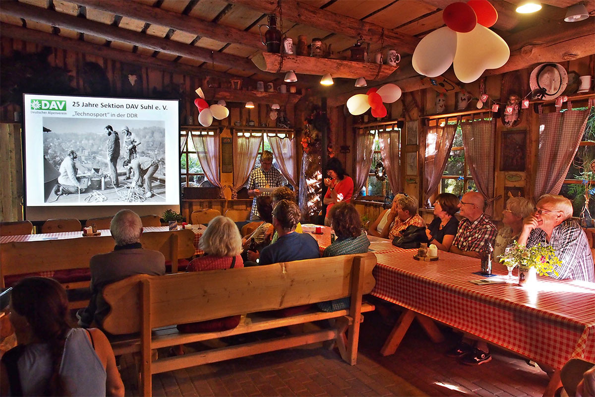 25 Jahre DAV Suhl . Forsthaus Oberschönau . 29.08.2015 (Foto: Manuela Hahnebach)