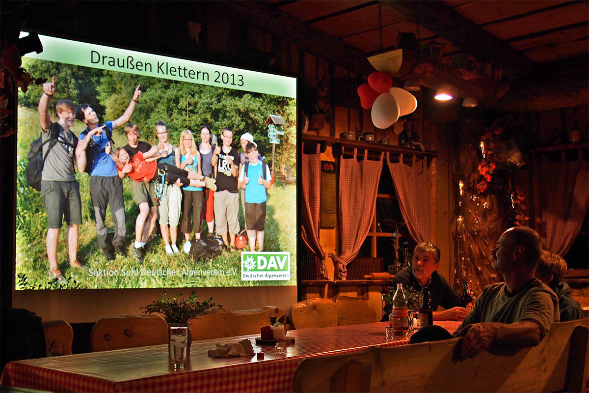 25 Jahre DAV Suhl . Forsthaus Oberschönau . 29.08.2015 (Foto: Manuela Hahnebach)