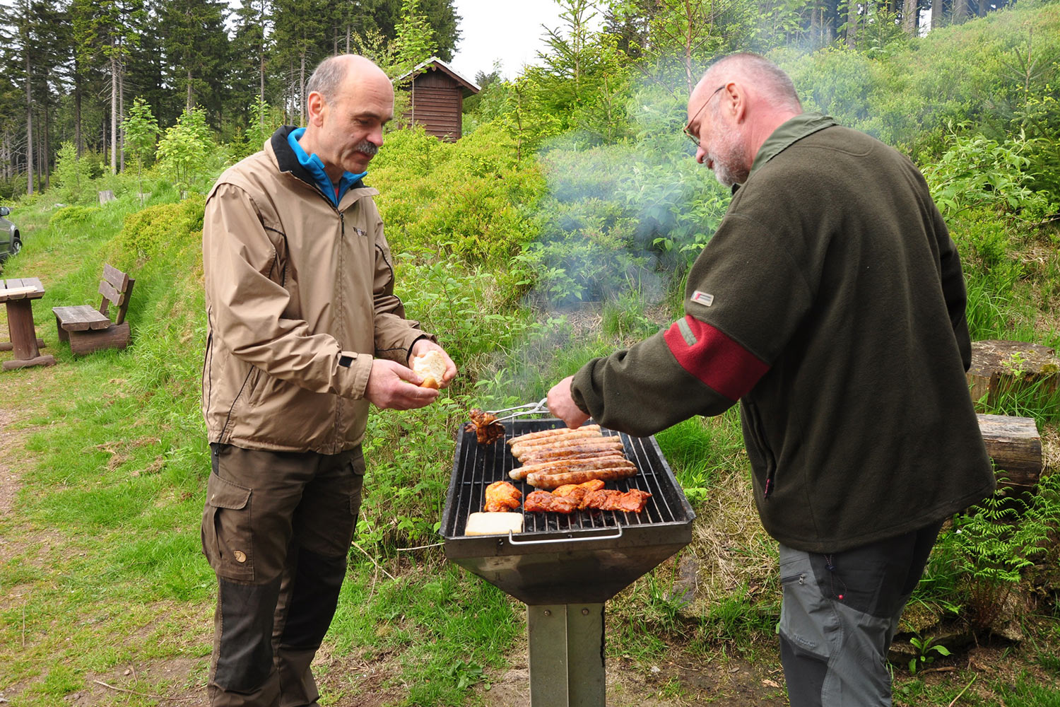 Männer . Oberhofer Hütte 05.2016 (Foto: Klaus Wahl)