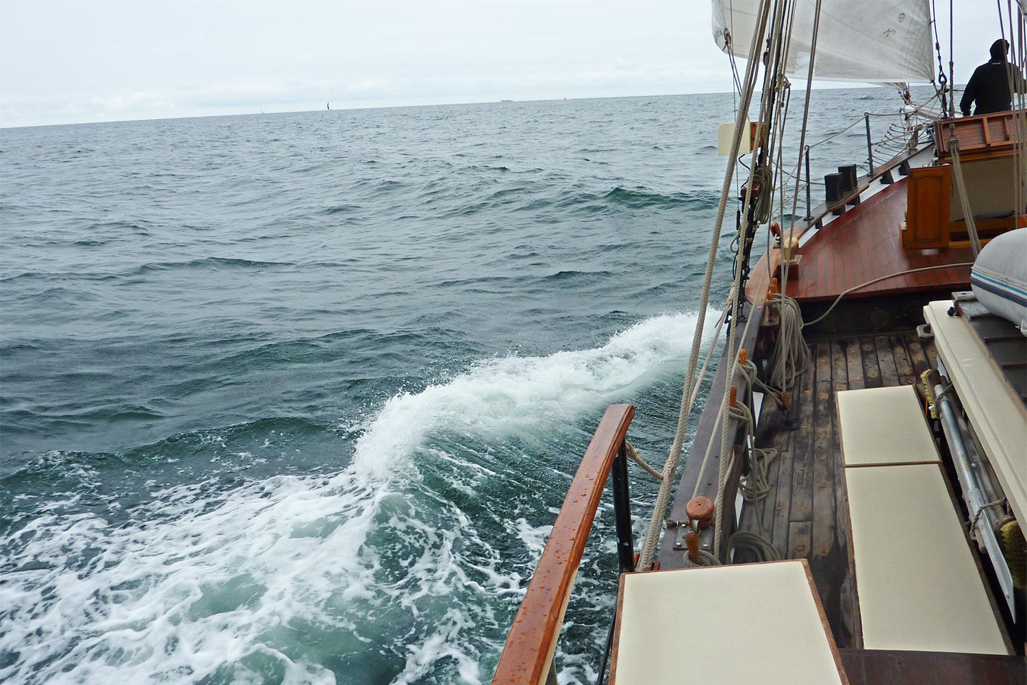 Aus der Kieler Förde in die Dänische Südsee . Segeln Dänische Südsee 2016 (Foto: Udo Geyersbach)