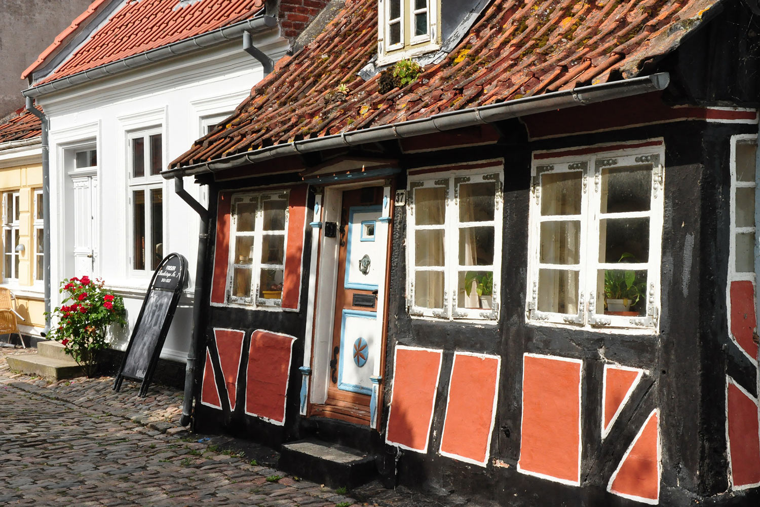 Haus in Ærøskøbing (Ærø, Dänemark) . Segeln Dänische Südsee 2016 (Foto: Klaus Wahl)