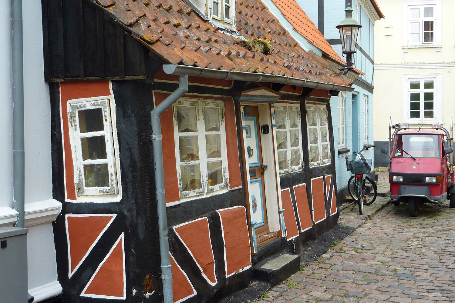 Haus in Ærøskøbing (Ærø, Dänemark) . Segeln Dänische Südsee 2016 (Foto: Udo Geyersbach)