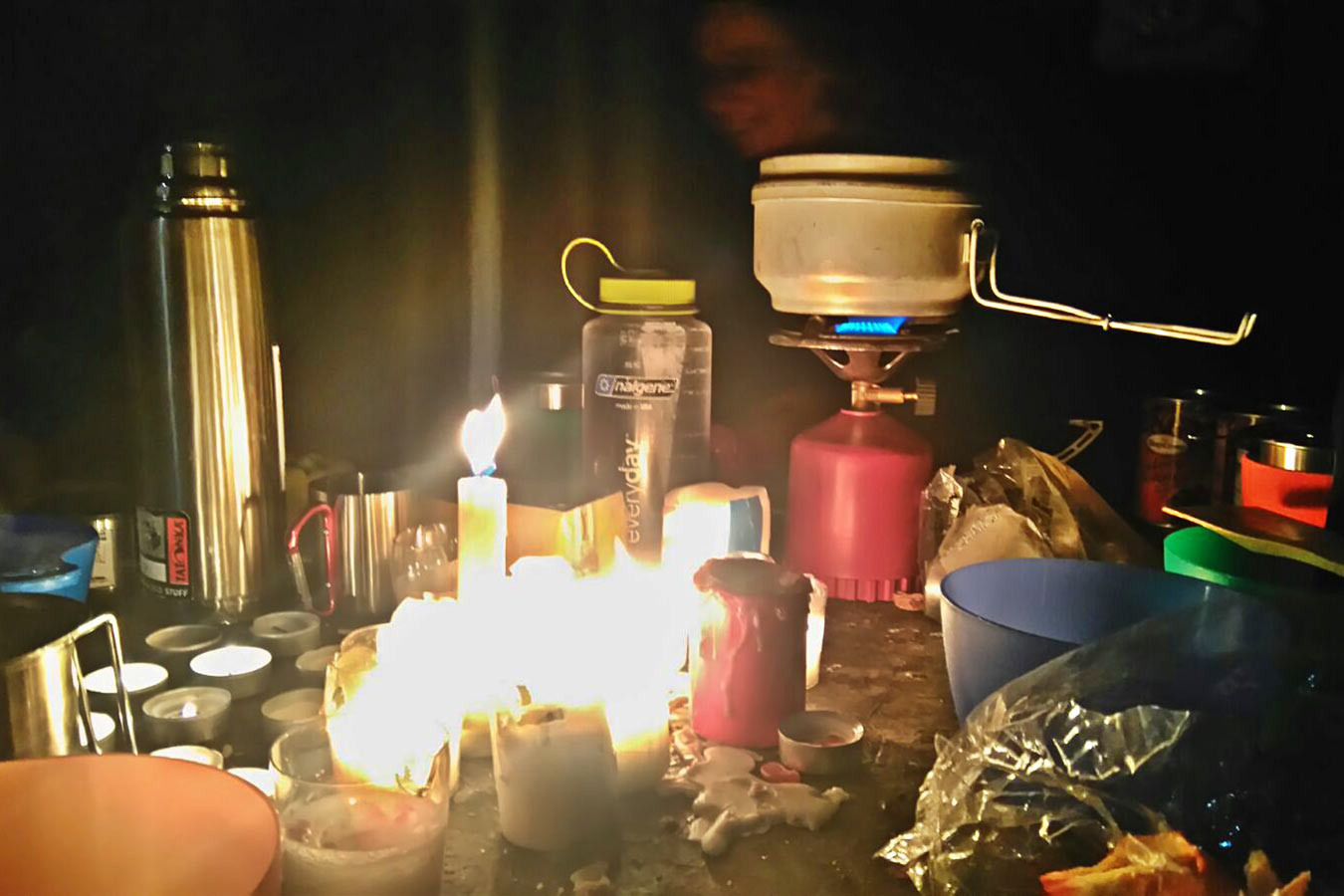 In der Finsterberghütte . Finsterberg 01.2017 (Foto: Gregor)