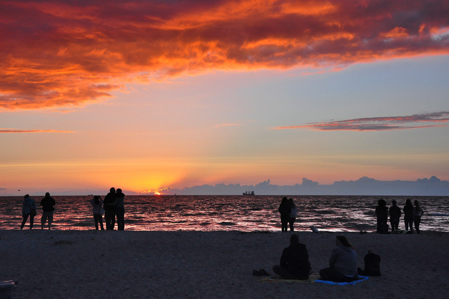Abends am Strand . Segeln Ostsee 2017 (Foto: Klaus Wahl)