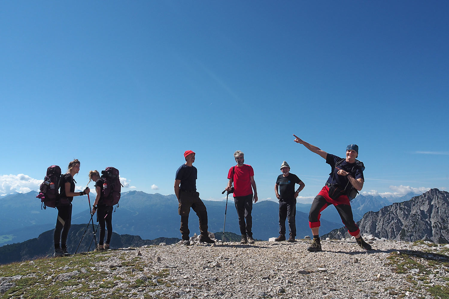 Am Lafatscher Joch . Karwendel (Foto: Andreas Kuhrt 2017)