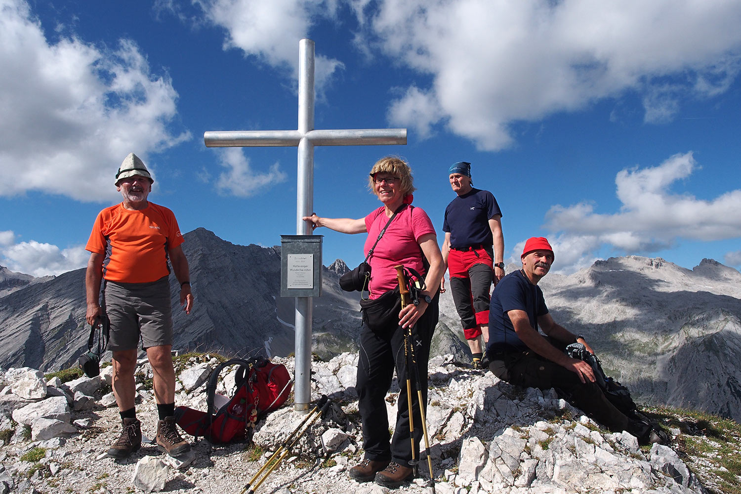 Auf der Sunntigerspitze (2321 m) . Karwendel (Foto: Andreas Kuhrt 2017)