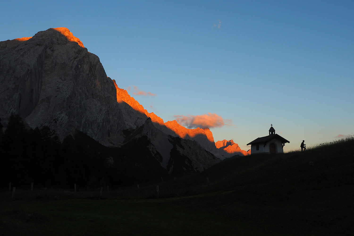 Kapelle an der Hallerangeralm . Karwendel (Foto: Manuela Hahnebach 2017)