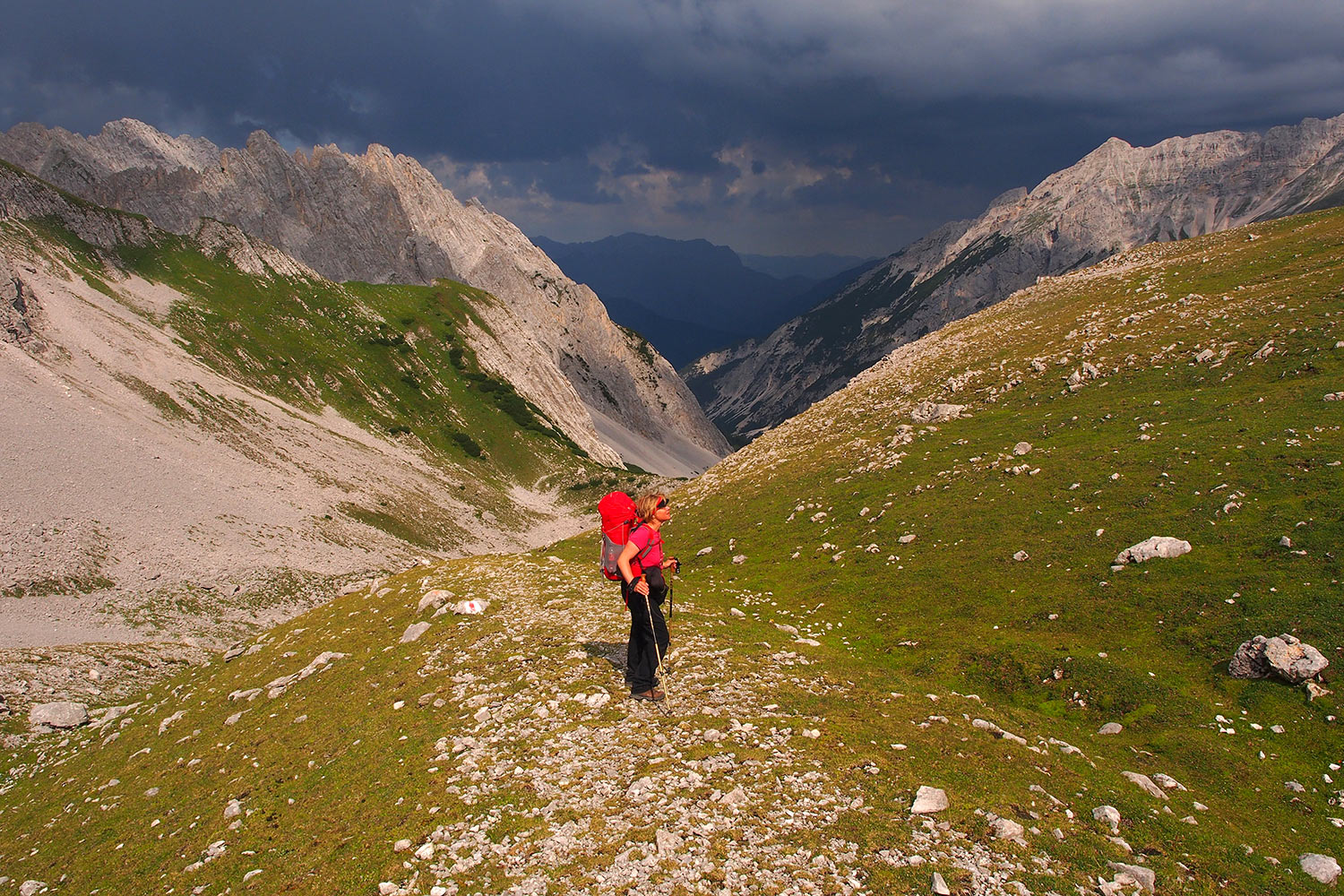 Am Gleirschjoch . Karwendel (Foto: Andreas Kuhrt 2017)