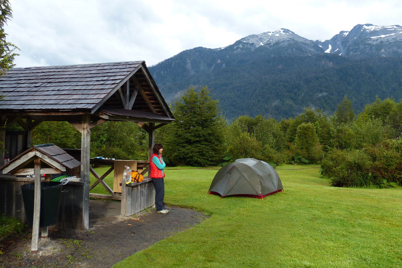 Campingplatz Parque Pumalin . Chile 2017/18 (Foto: Klaus-Jürgen Rennert)