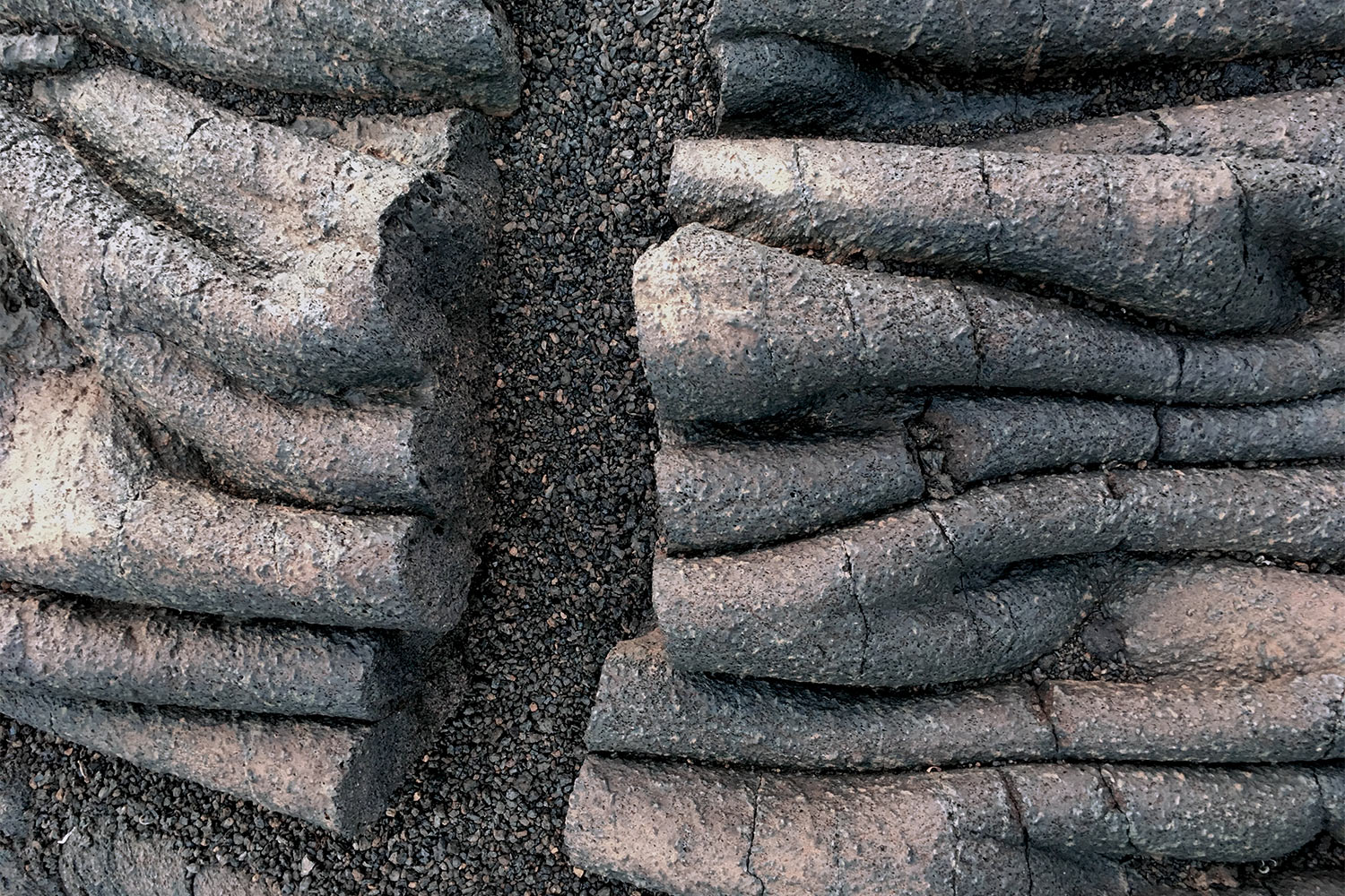 Stricklava bei La Restinga . El Hierro 2018 (Foto: Manuela Hahnebach)