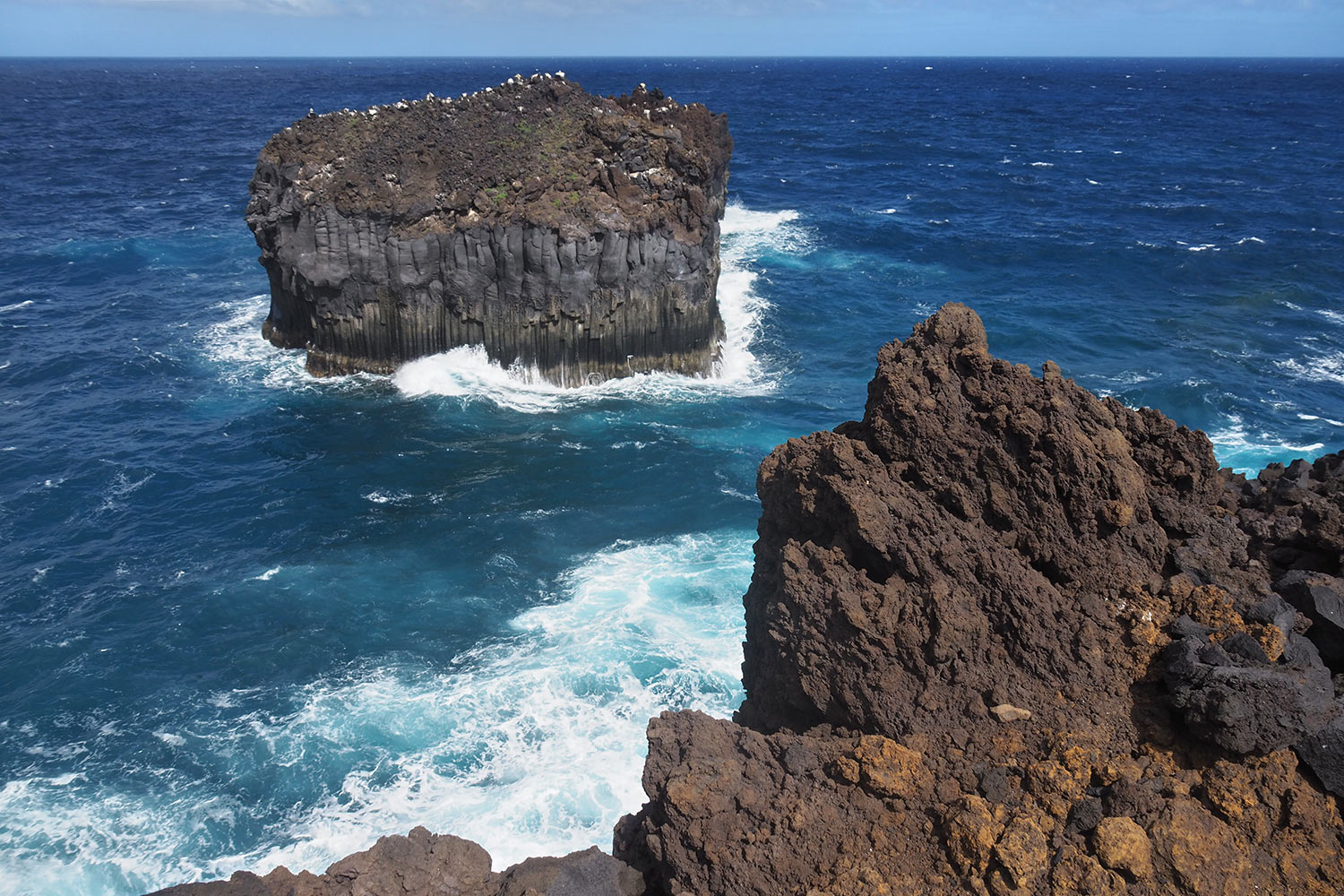 Roque de las Gaviotas bei Tamaduste . El Hierro 2018 (Foto: Andreas Kuhrt)