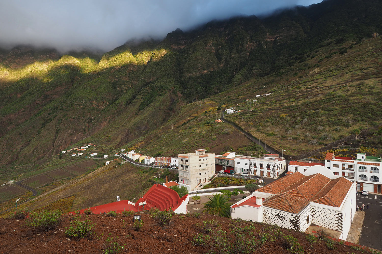 Blick vomCampanario Frontera nach El Lunchón . El Hierro 2018 (Foto: Andreas Kuhrt)