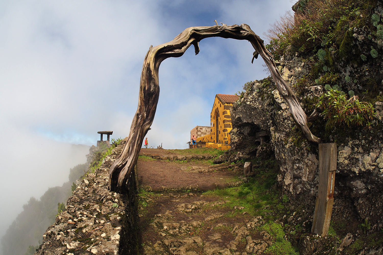 Ermita de la Caridad am Mirador de Jinama . El Hierro 2018 (Foto: Andreas Kuhrt)