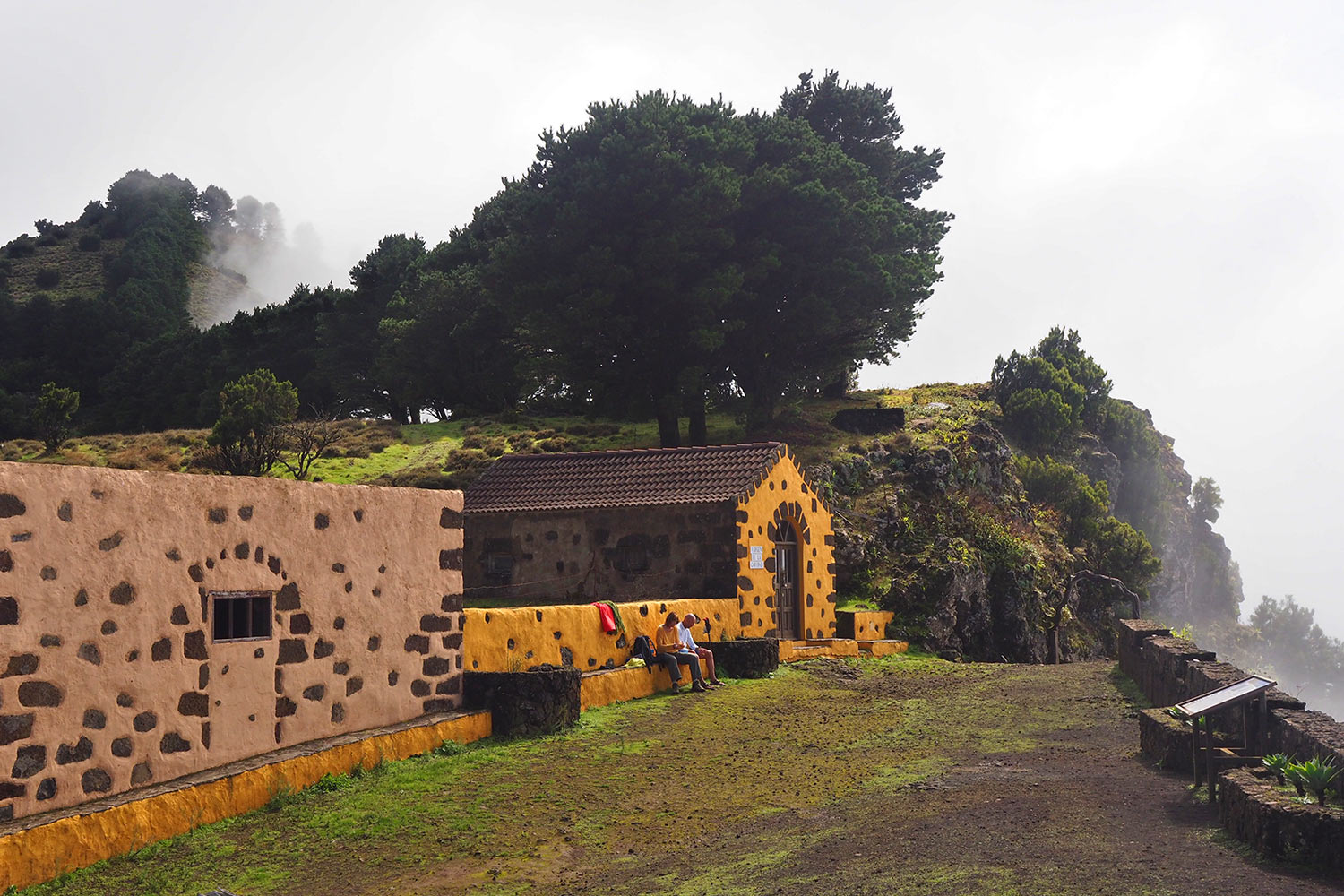 Ermita de la Caridad am Mirador de Jinama . El Hierro 2018 (Foto: Andreas Kuhrt)