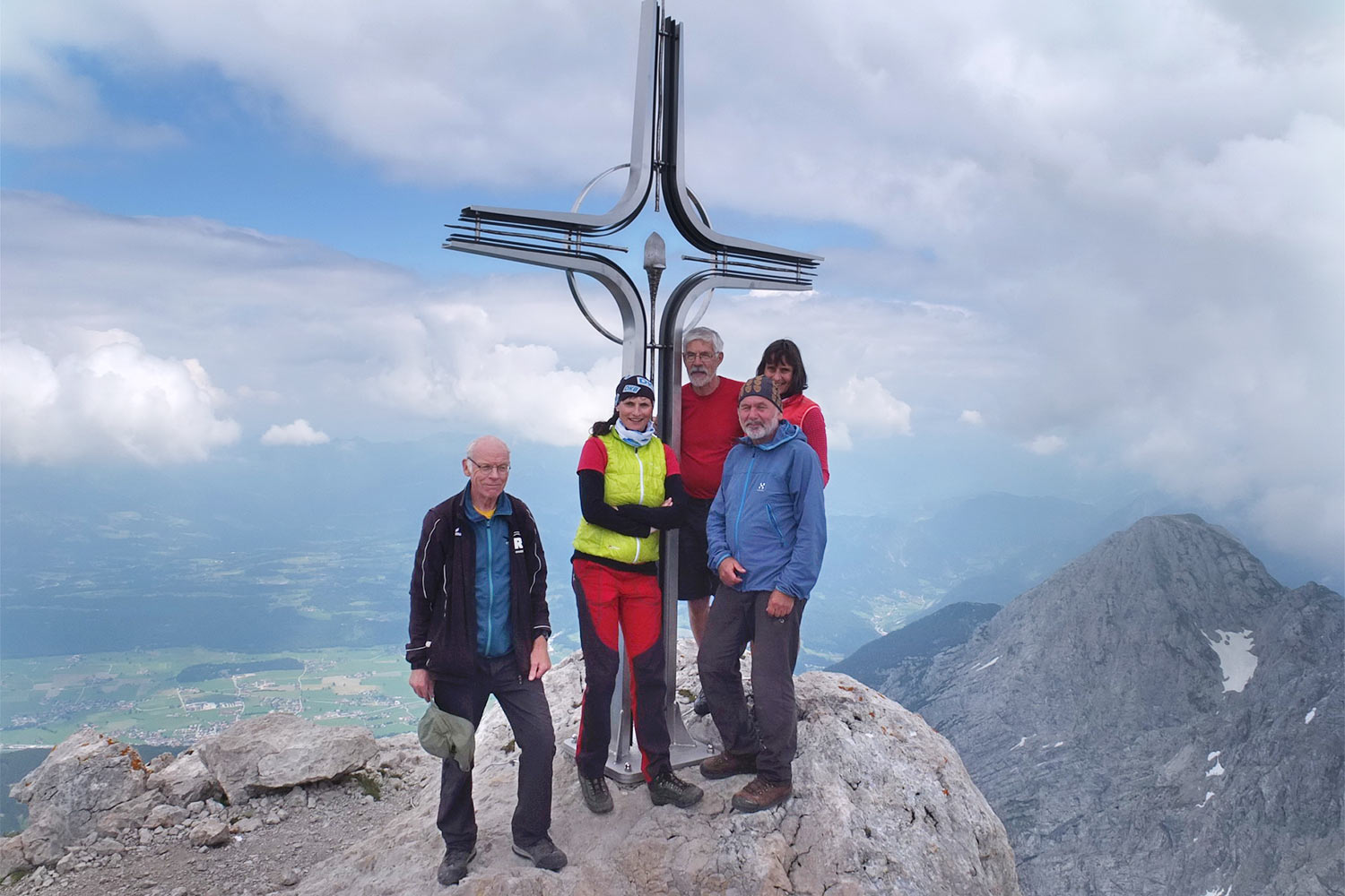 Hoher Göll . Klettersteige Berchtesgadener Alpen 2018 (Foto: Susanne Bergmann)