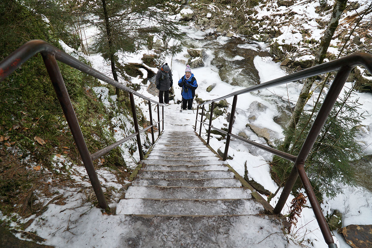 Winter im Schwarzwald: Ravennaschlucht (Foto: Sylvia/Klaus Wahl)