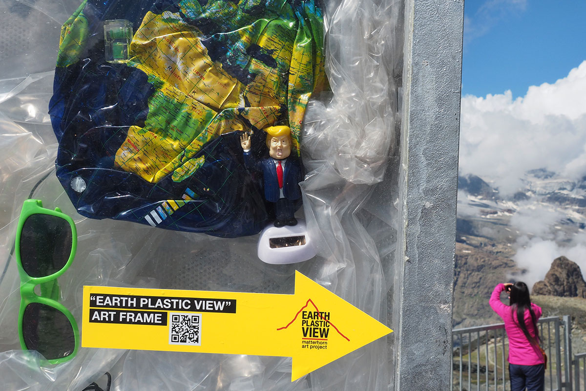 Schweiz 2019: Earth Plastic View Project am Gornergrat (Foto: Andreas Kuhrt)