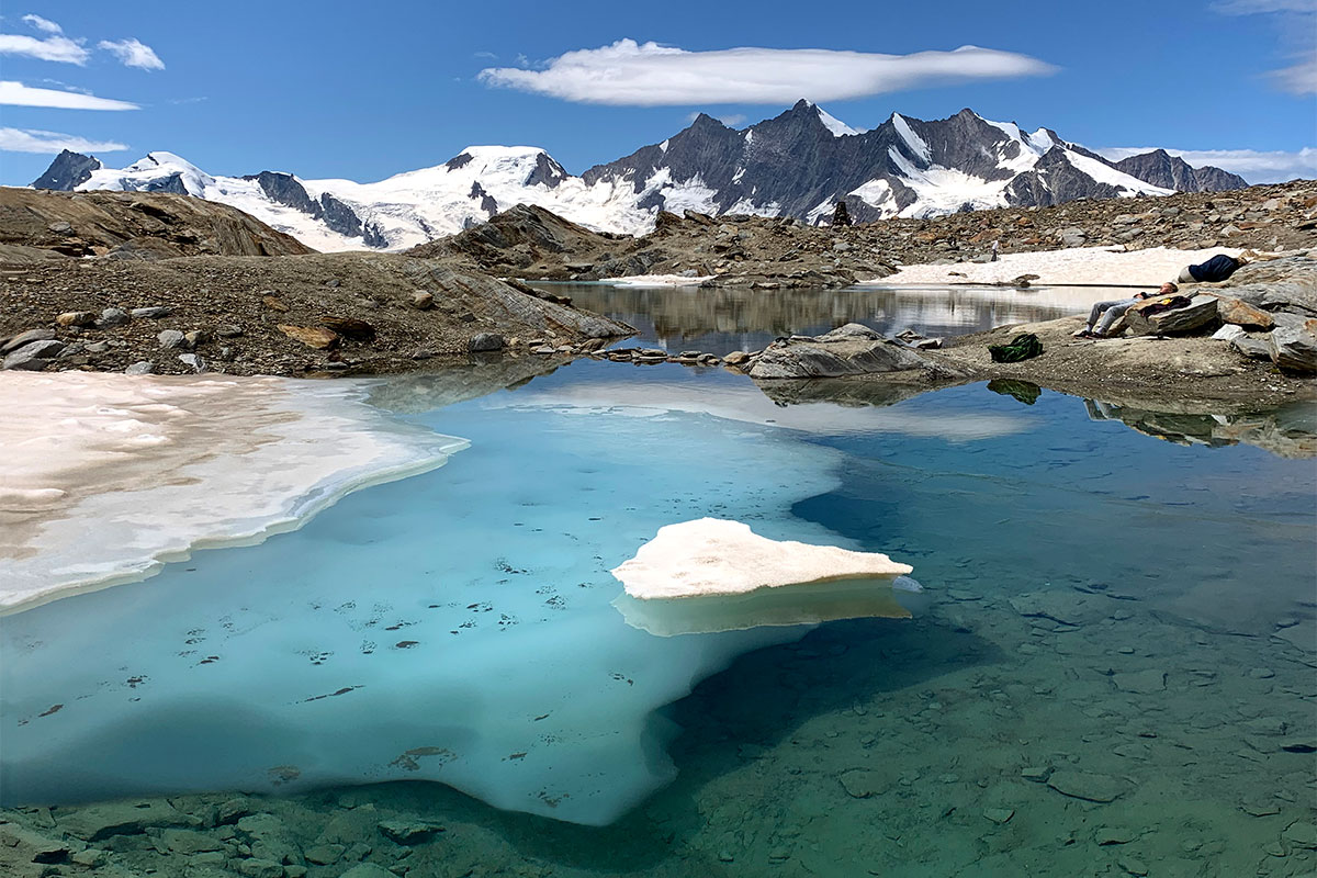 Schweiz 2019: Hohsaassee am Rundweg "18 Viertausender" (Foto: Manuela Hahnebach)