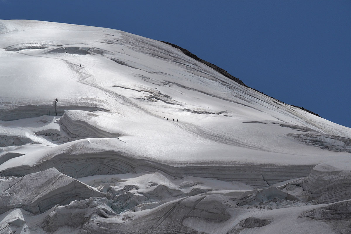 Schweiz 2019: Weissmies (Foto: Manuela Hahnebach)