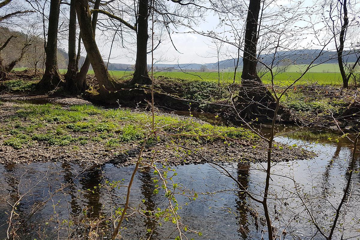 An der Schleuse bei Schleusingen (Foto: Sigrid Beck)