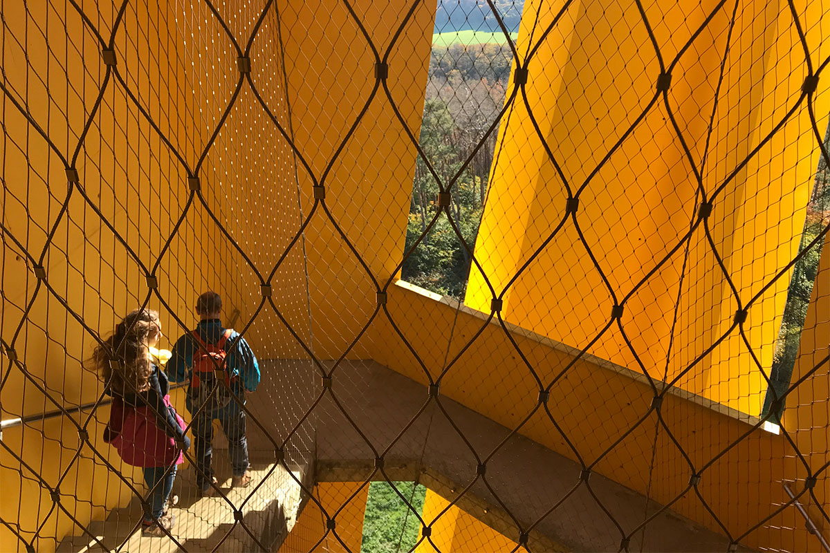 Aussichtsturm an der Arche Nebra (Foto: C./A. Weiland)