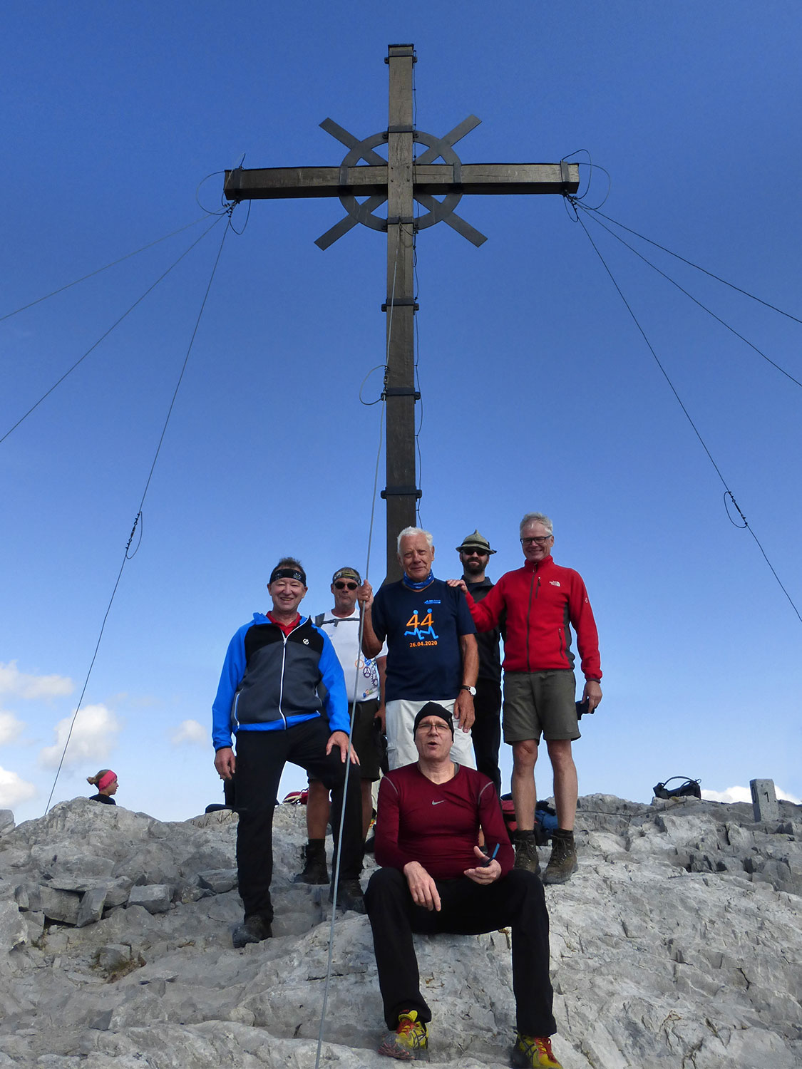 Gipfelfoto Sulzfluh 2020 (Foto: Hans-Jürgen Sinn)