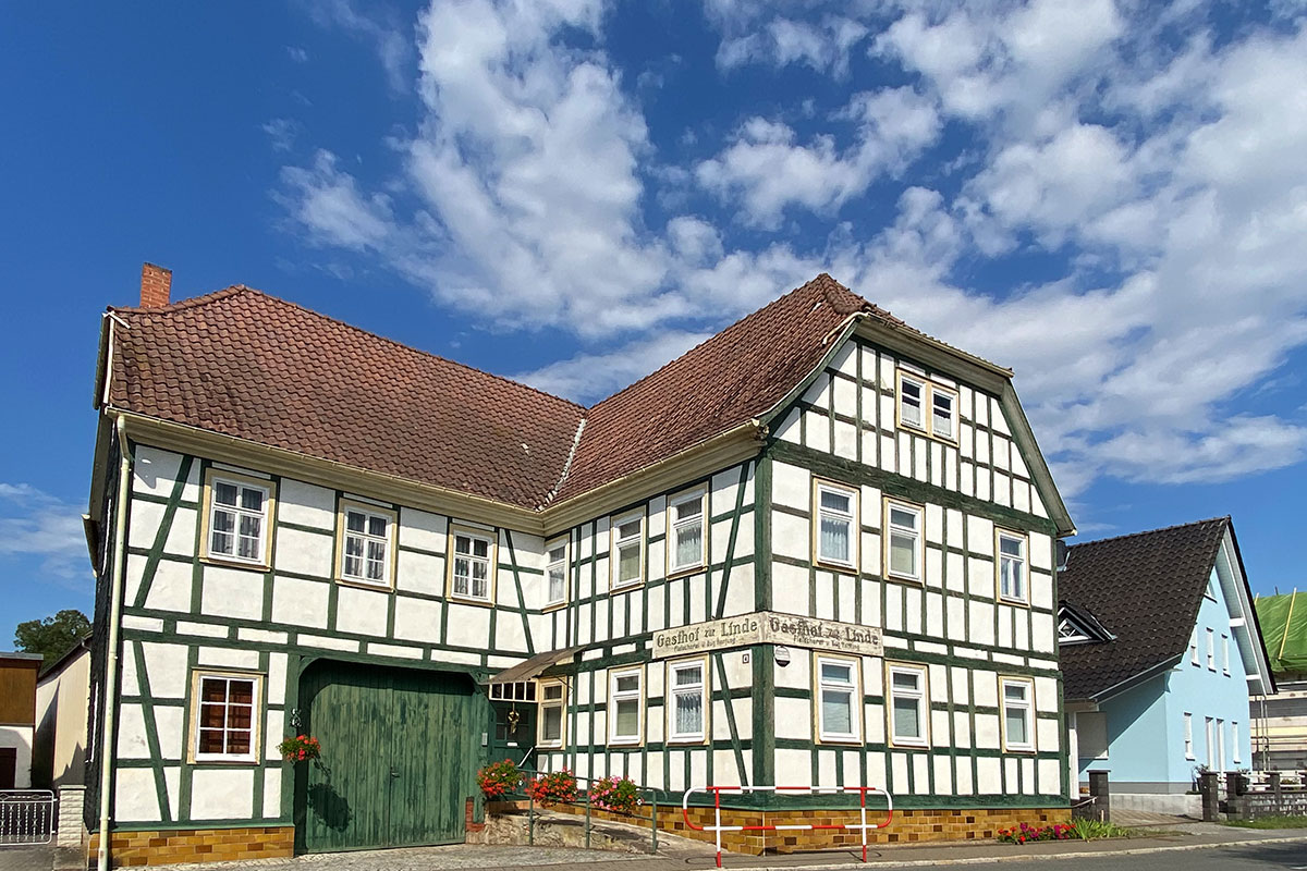 Grünes Band: Gasthaus "Zur Linde" in Lindenau (Foto: Manuela Hahnebach)