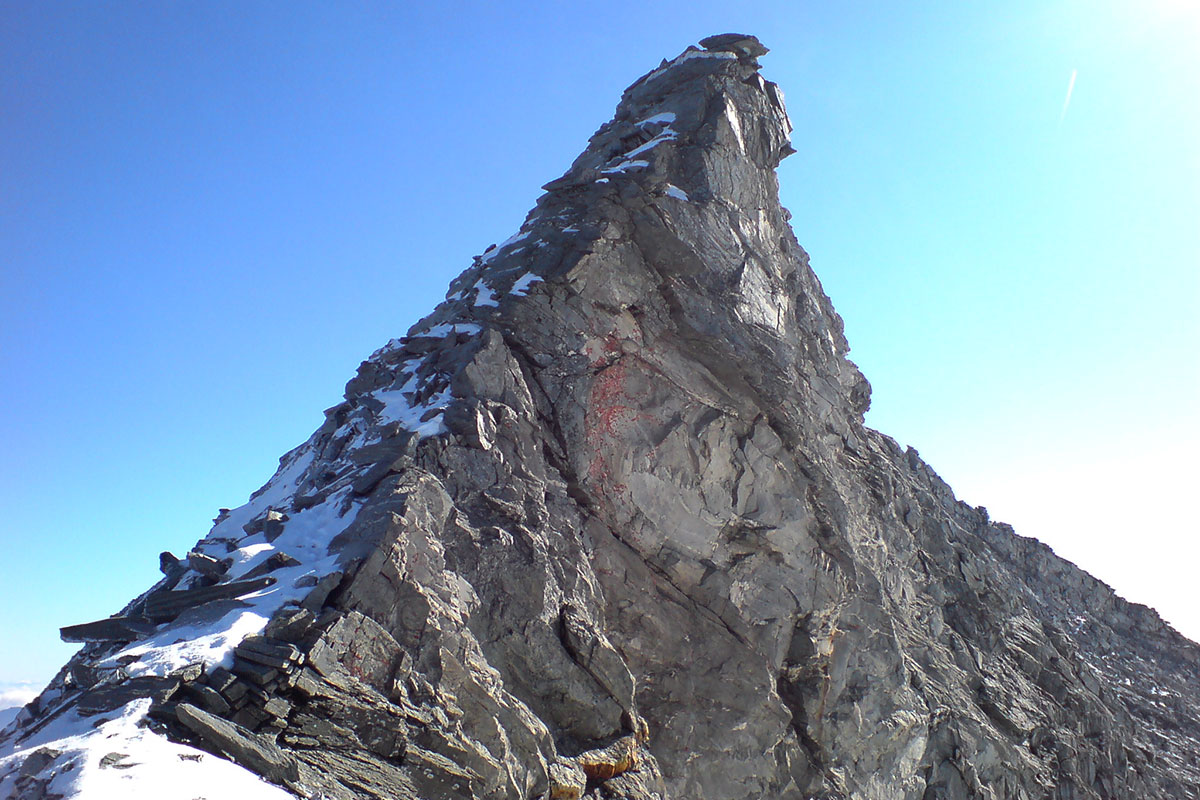 Monte Leone Gruppe: Gendarm am Westgrat (Foto: Olaf Färber)