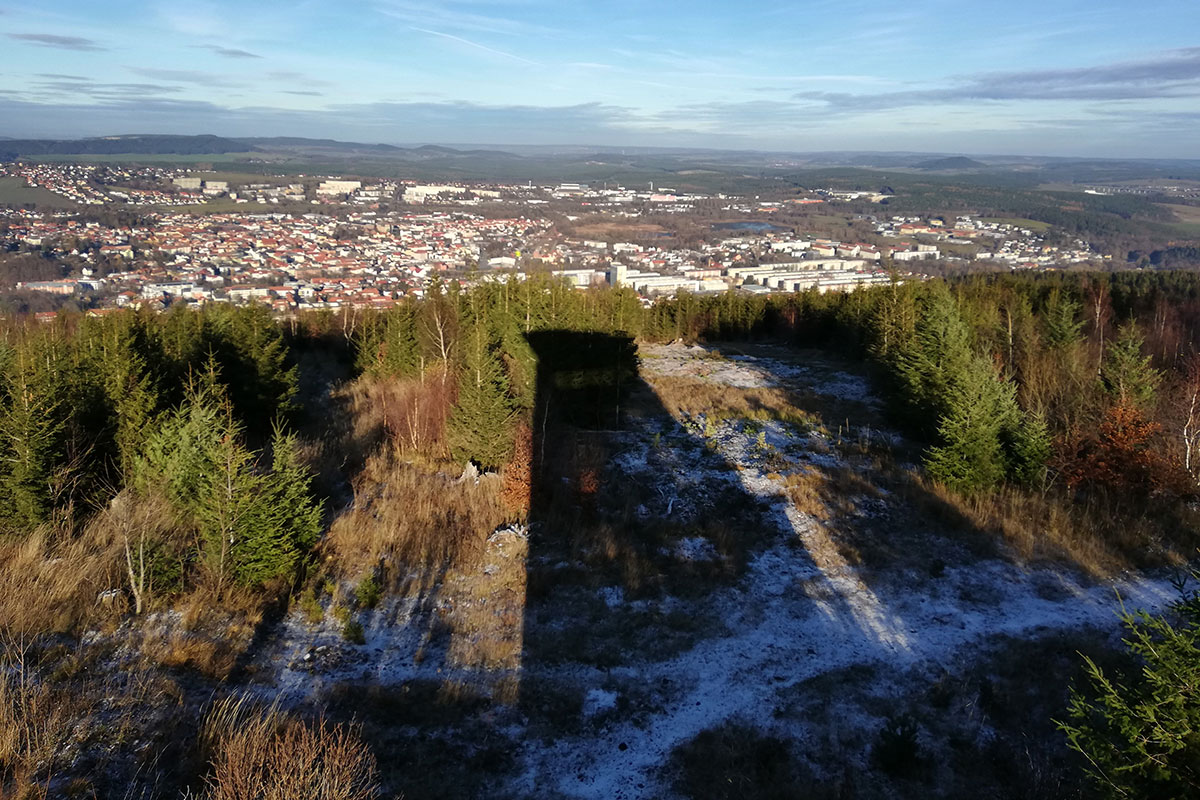 Fahrradtour ab Auerhahn: Lindenberg bei Ilmenau (Foto: Uli Triebel)