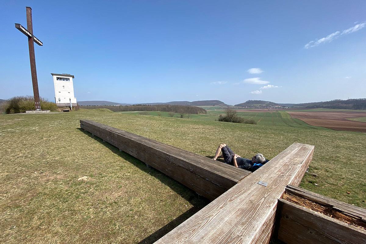 2021 Osterwanderung: Grünes Band (Foto: Manuela Hahnebach)