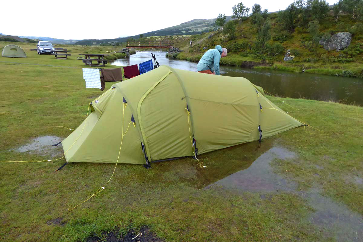 Rondane: Camp bei der Grimdalshytta (Andrea Schäfer)