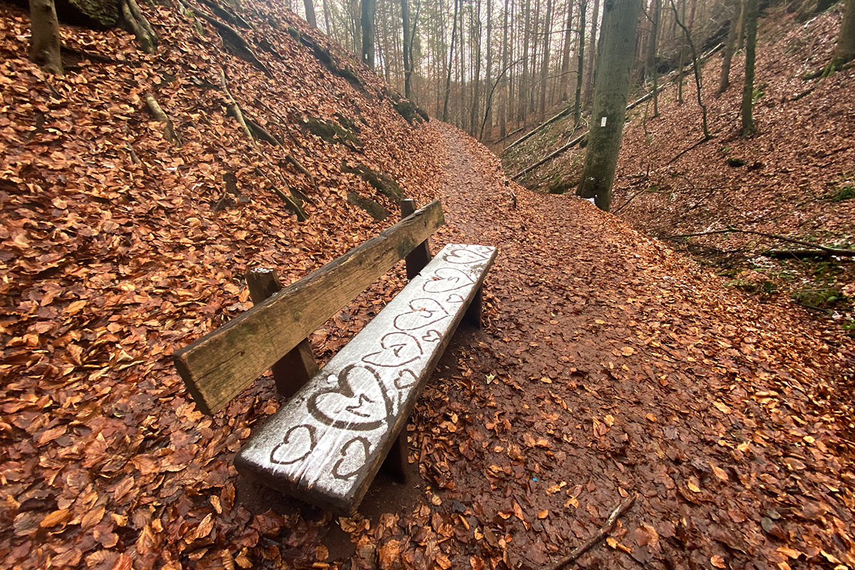 2021 Schmoddertour: an der Elfengrotte bei Eisenach (Foto: Andreas Kuhrt)