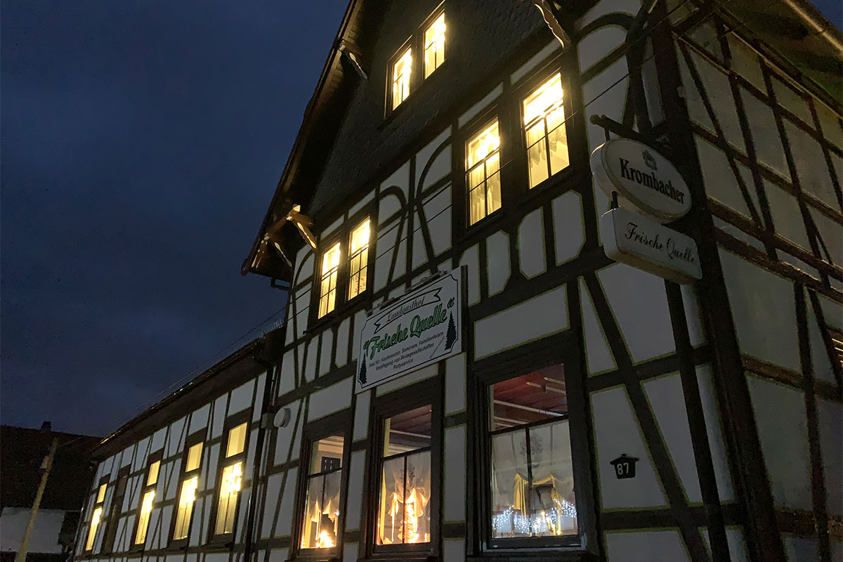 2021 Schmoddertour: Landgasthof "Frische Quelle" in Mosbach (Foto: Andreas Kuhrt)