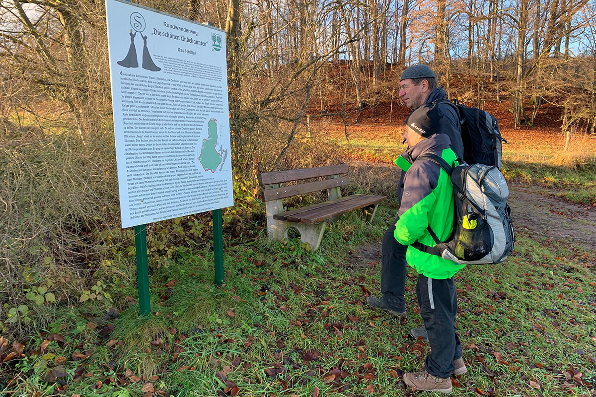 2021 Schmoddertour: Wanderweg "Die schönen Unbekannten" bei Mosbach (Foto: Andreas Kuhrt)