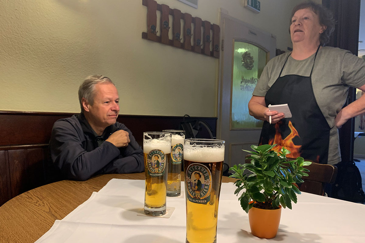 2021 Schmoddertour: im Gasthof "Grüner Baum" in Marksuhl (Foto: Andreas Kuhrt)