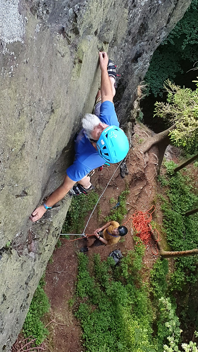 06.2022 Ü60-Klettergruppe Arnstadt: Dreiherrenwand: The Natalie Wall (Thomas Wall)