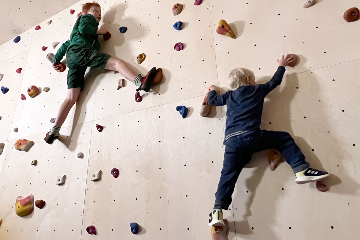 14.12.2022: Eröffnung des Boulderraums des DAV Suhl (Foto: Manuela Hahnebach)