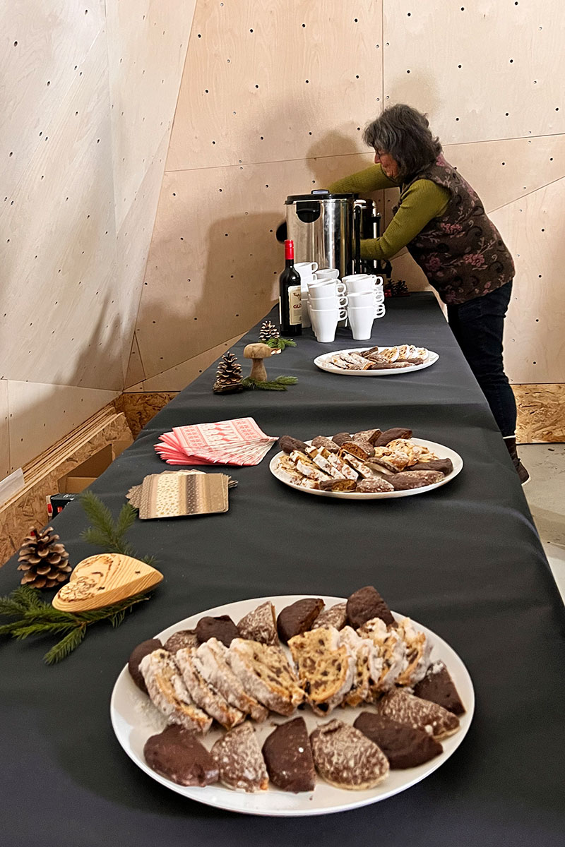 14.12.2022: Eröffnung des Boulderraums des DAV Suhl (Foto: Manuela Hahnebach)