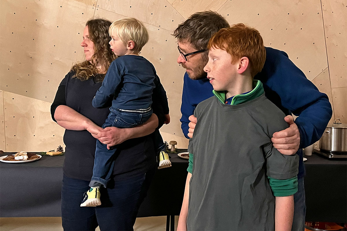 14.12.2022: Eröffnung des Boulderraums des DAV Suhl (Foto: Manuela Hahnebach)