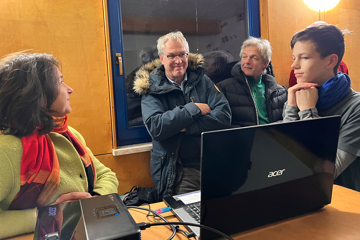 14.12.2022: Eröffnung des Boulderraums des DAV Suhl (Foto: Manuela Hahnebach)