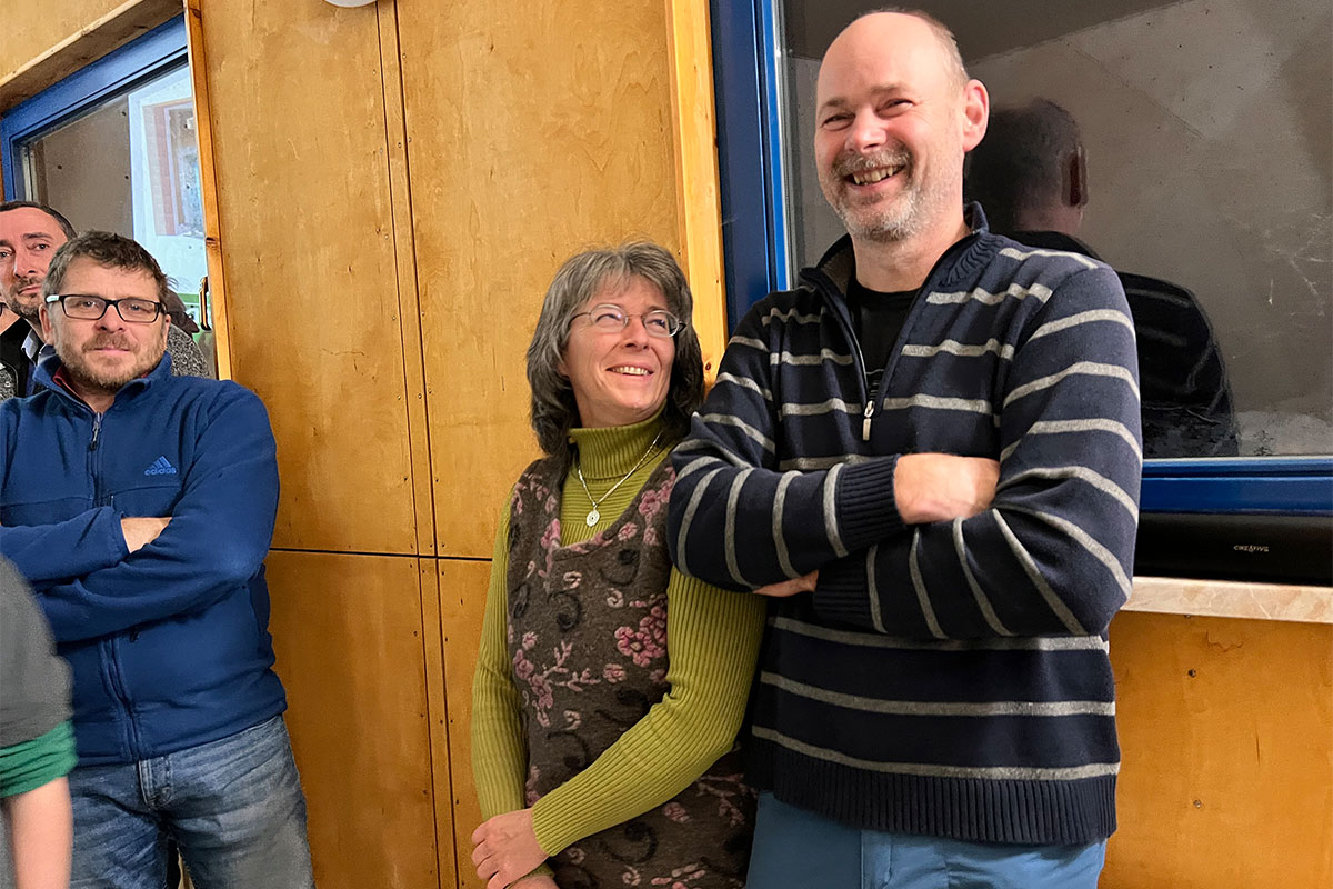 14.12.2022: Eröffnung des Boulderraums des DAV Suhl (Foto: Manuela Hahnebach)